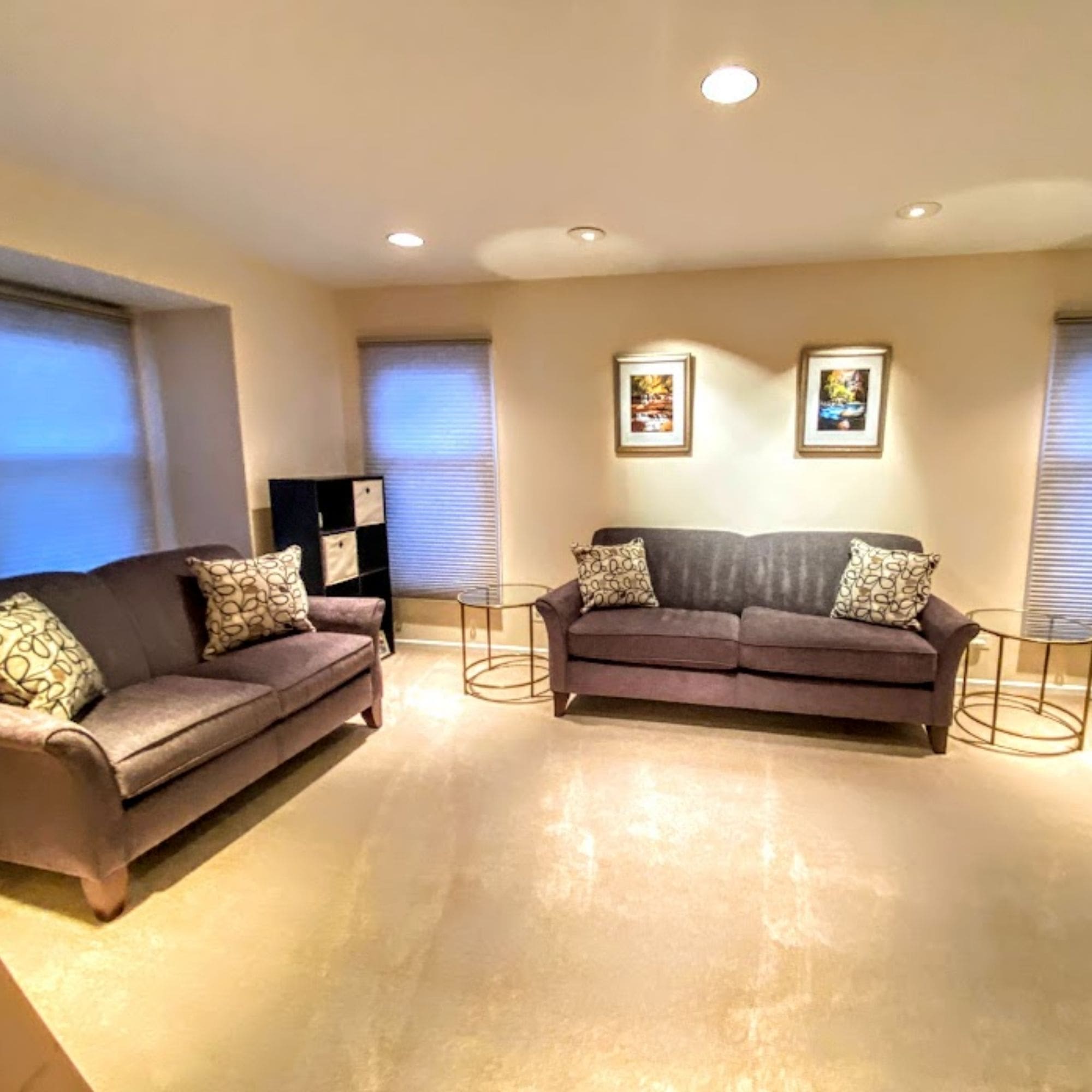 A room in use prior to being prepared for home staging