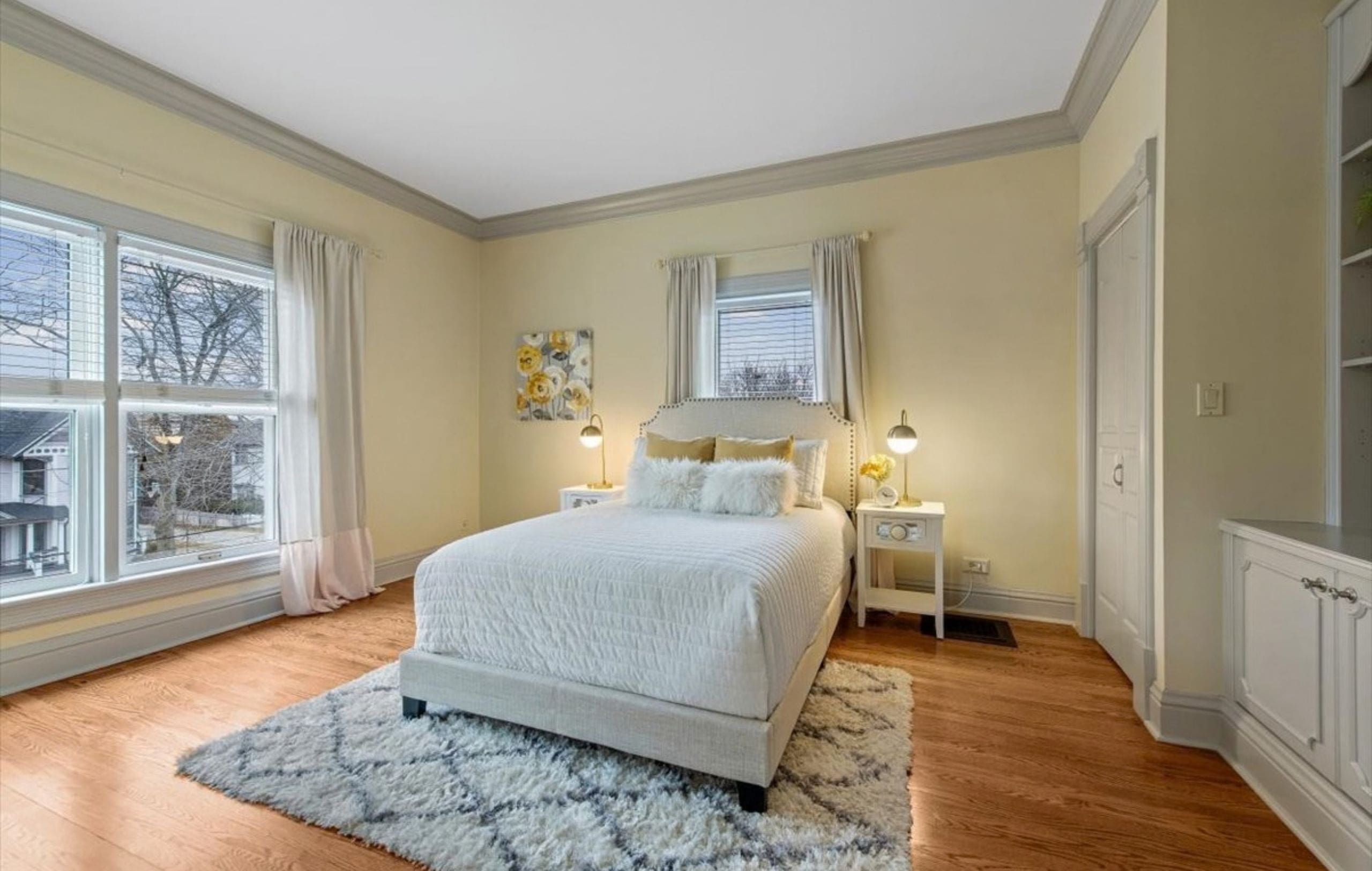 3 Winnetka staged bedroom